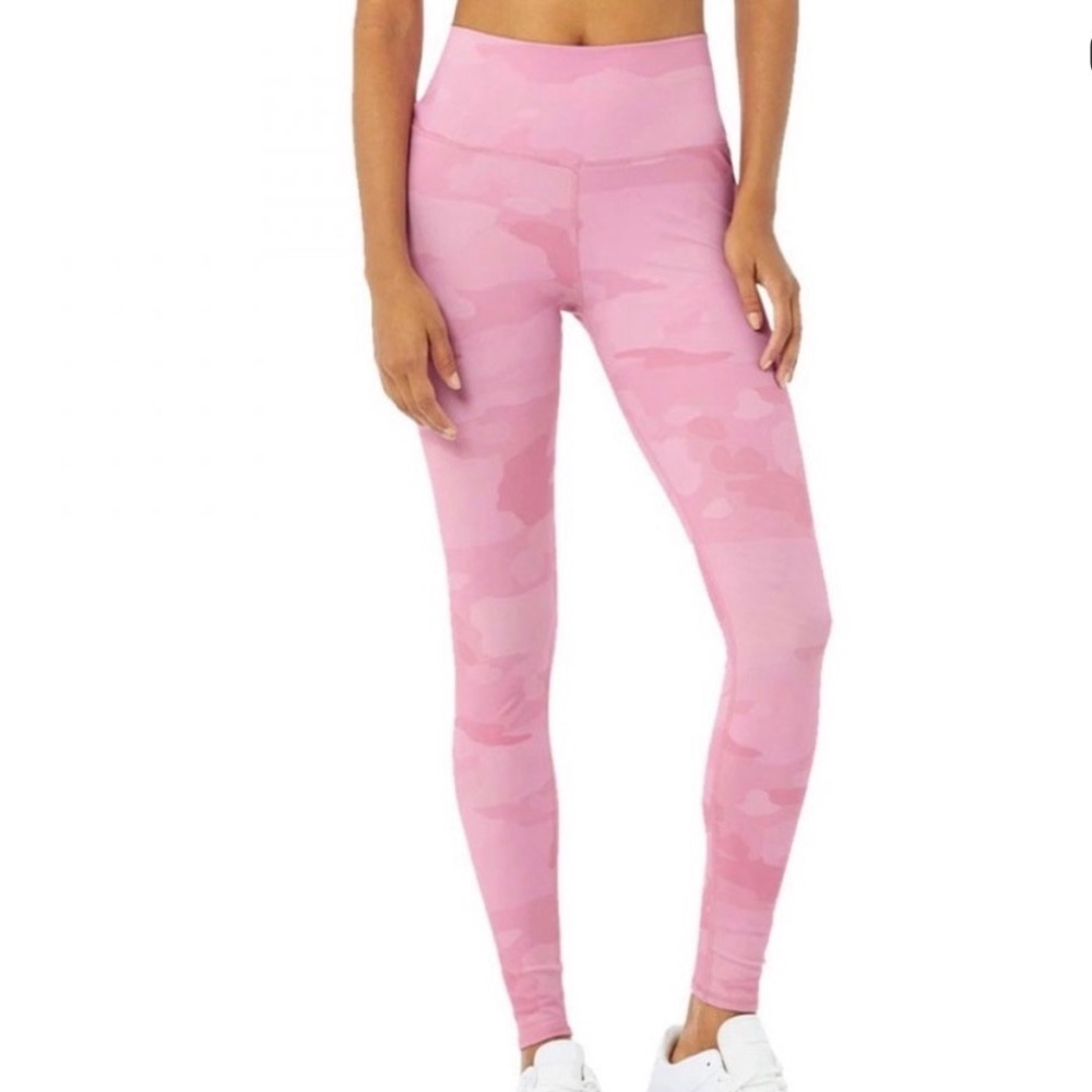 Pink Camouflage ALO Leggings